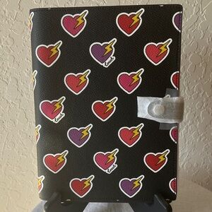 Coach: NWT Black Heart & Bolt Journal & Notebook